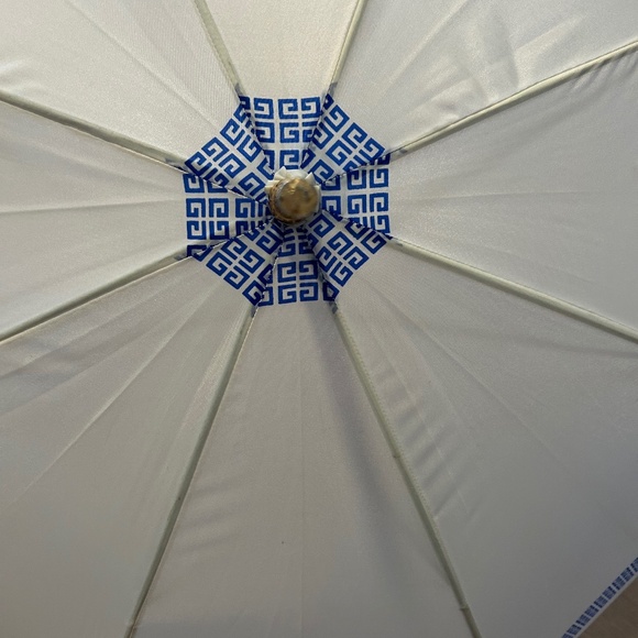 Vintage Givenchy Umbrella Retro 1970s Crook Handle Designer ~ Luxury! - Picture 3 of 8